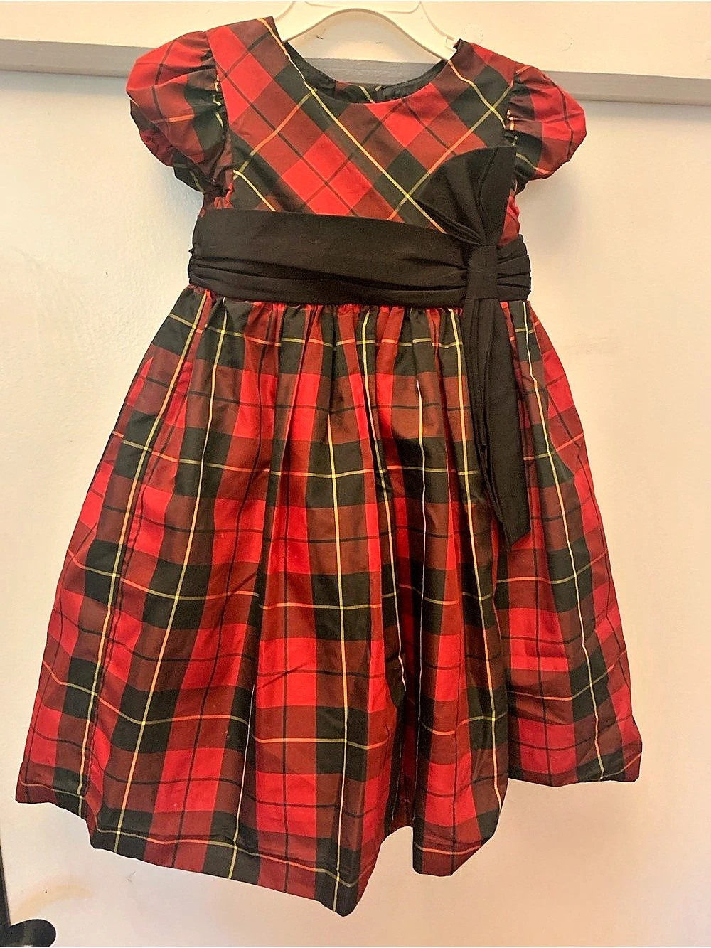 Ralph Lauren Girls Plaid Dress Size 3T Like New